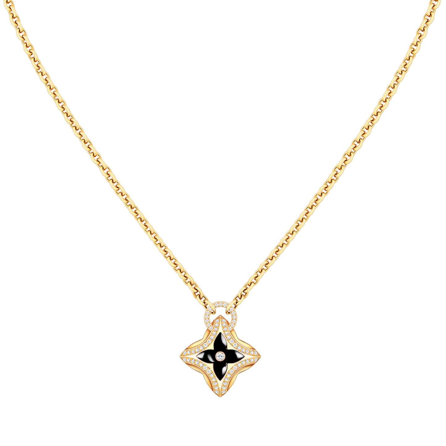 ¡®Lume Jewels¡¯STAR PEDANT PINK GOLD DIAMOND NECKLACE