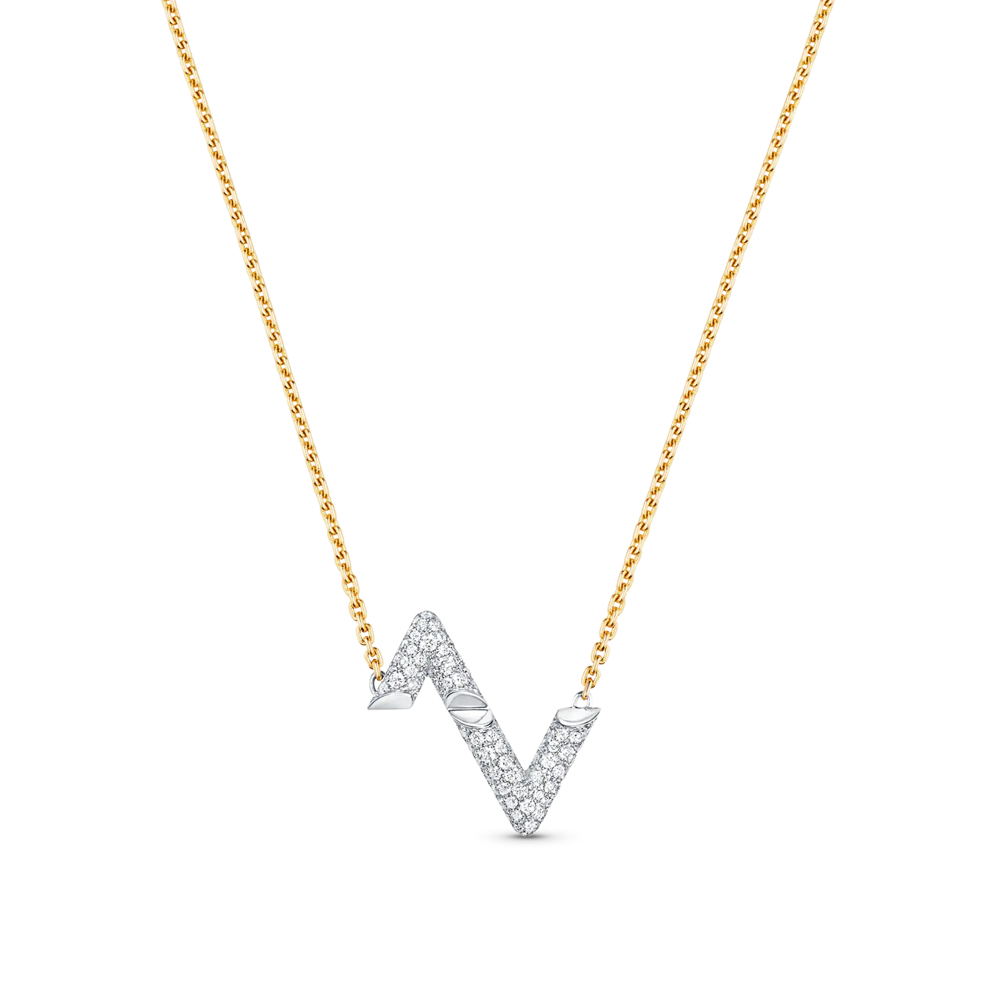 ¡®Lume Jewels¡¯VOLT SILVER DIAMOND PEDANT NECKLACE
