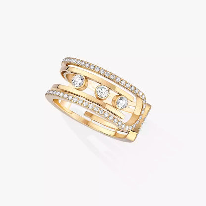 [Lume Jewels]Move 10th Diamond Ring in Gold