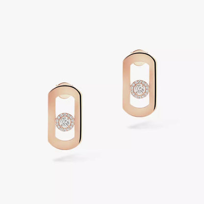 [Lume Jewels]So Move Diamond Earrings in Yellow Gold