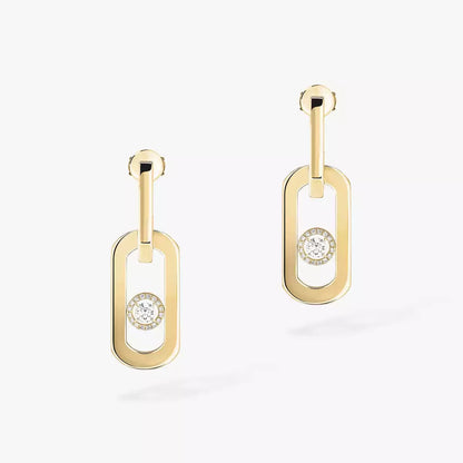 [Lume Jewels] So Move XL Diamond Hoop Earring