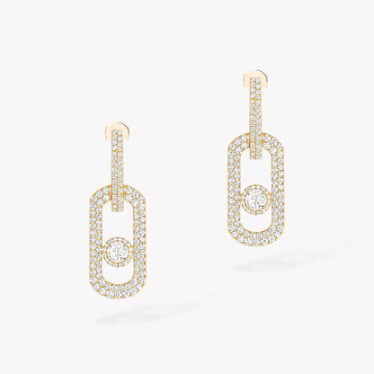 [Lume Jewels]So Move XL Pave_-Set Diamond Pendant Earrings