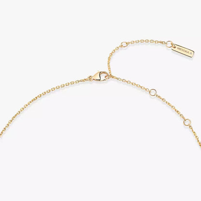 [Lume Jewels]Lucky Eye Diamond Necklace in Rose Gold and Turquoise
