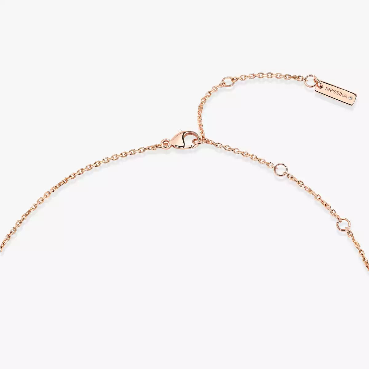 [Lume Jewels]Lucky Eye Diamond Necklace in Rose Gold and Turquoise