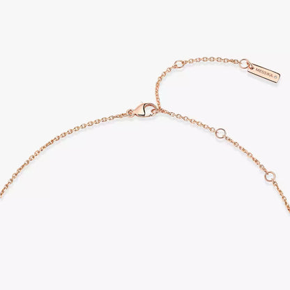 [Lume Jewels]Lucky Eye Diamond Necklace in Rose Gold and Turquoise