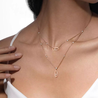 [Lume Jewels] Move Uno Diamond Necklace