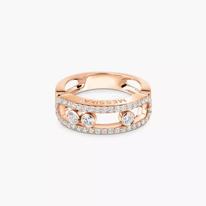 [Lume Jewels] Move Gold Diamond Pave_ Ring