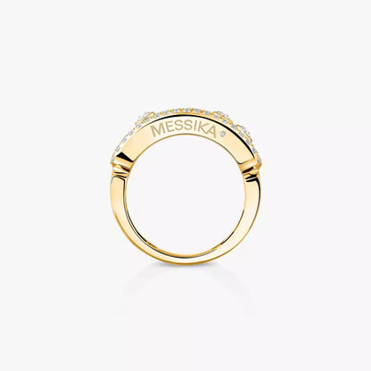 [Lume Jewels] Move Gold Diamond Pave_ Ring