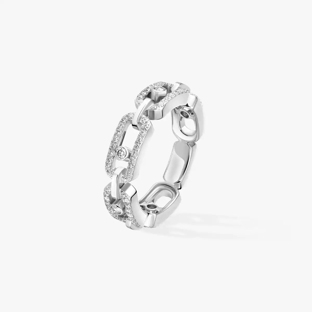 [Lume Jewels]Move Link Pave_-Set Diamond Ring in Gold