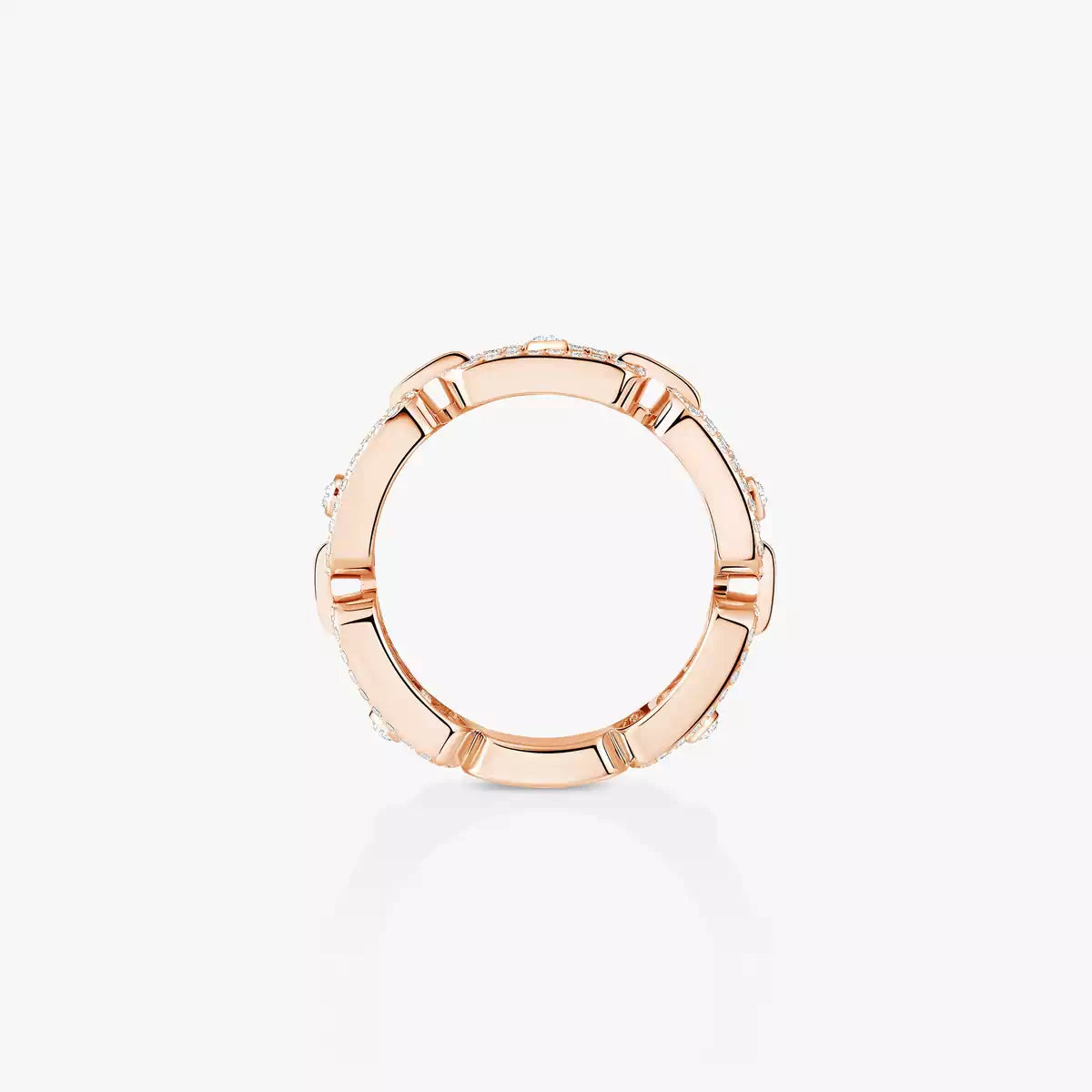 [Lume Jewels]Move Link Pave_-Set Diamond Ring in Gold