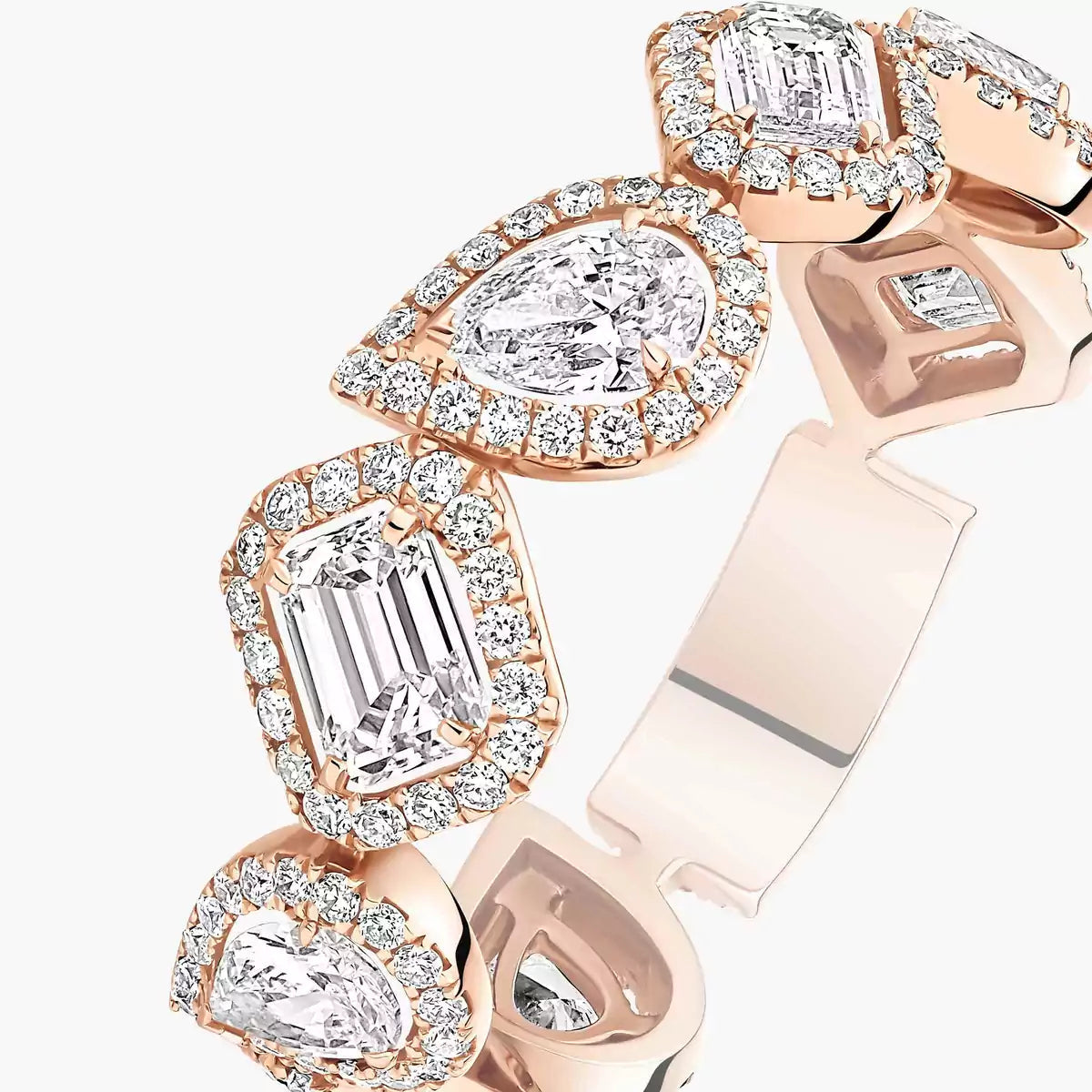 [Lume Jewels]Diamond Wedding Ring My Twin