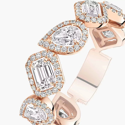 [Lume Jewels]Diamond Wedding Ring My Twin
