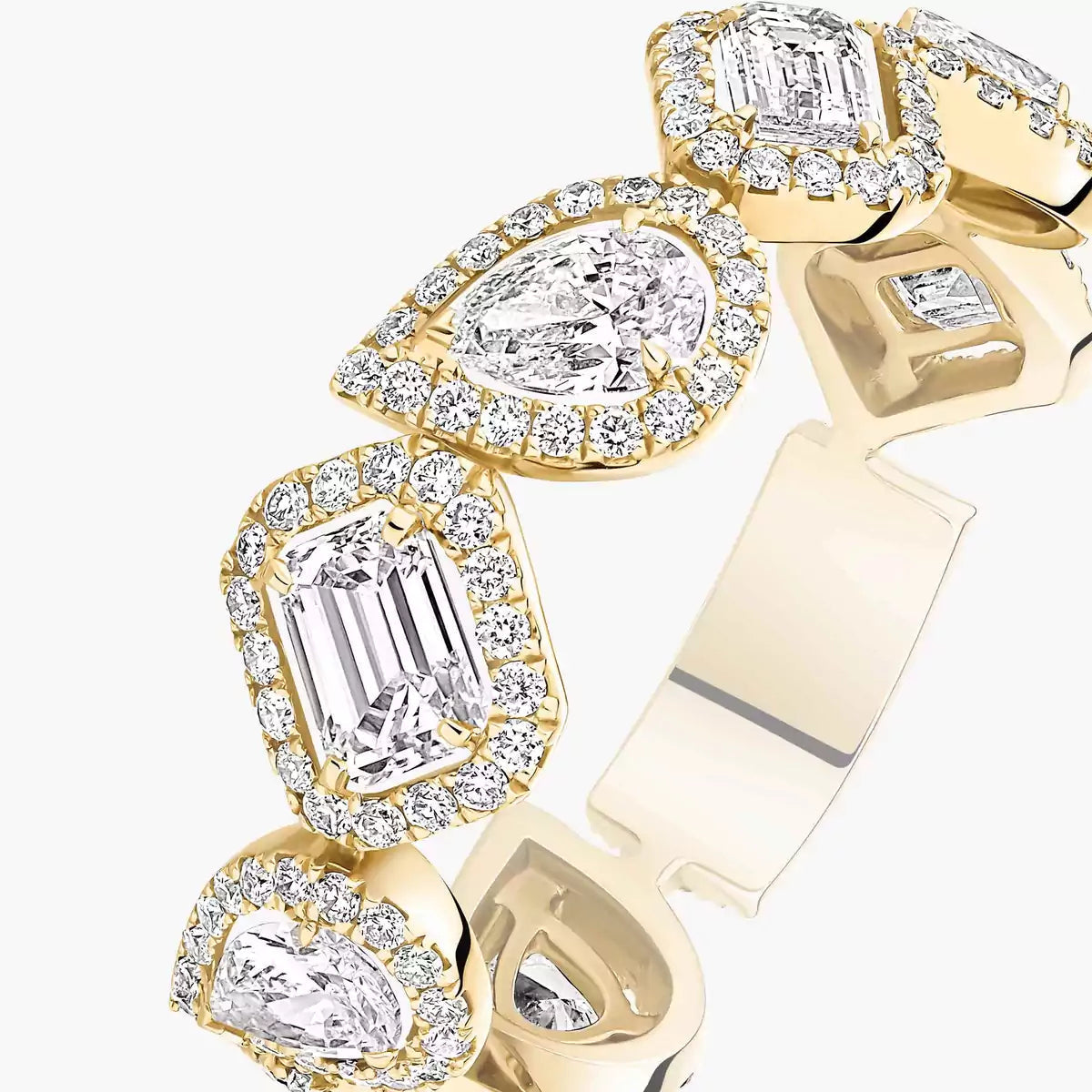 [Lume Jewels]Diamond Wedding Ring My Twin