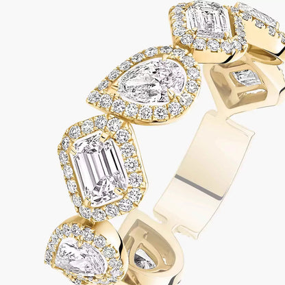 [Lume Jewels]Diamond Wedding Ring My Twin