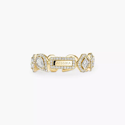 [Lume Jewels]Diamond Wedding Ring My Twin