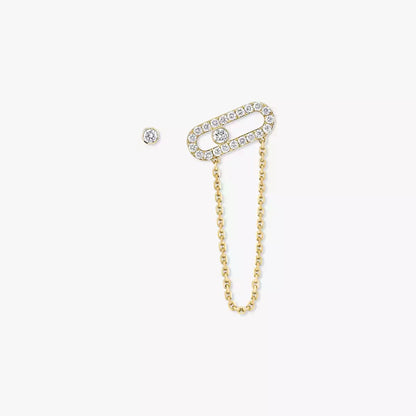 [Lume Jewels]Move Uno Diamond Earrings