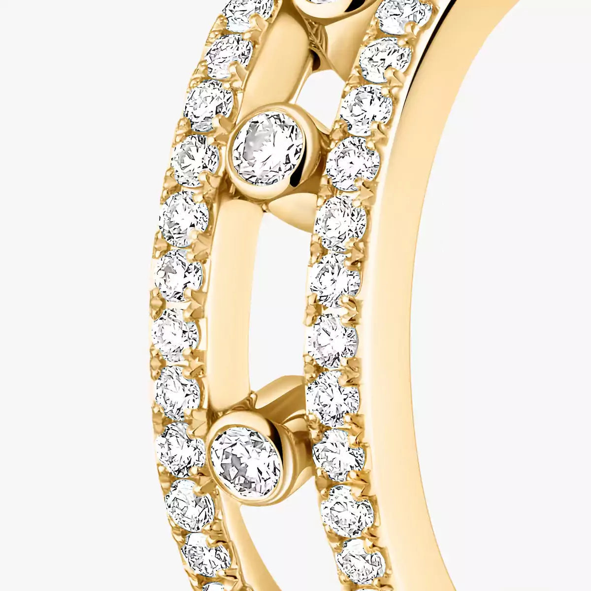 [Lume Jewels]Diamond Pave_ Hoop Earrings Move