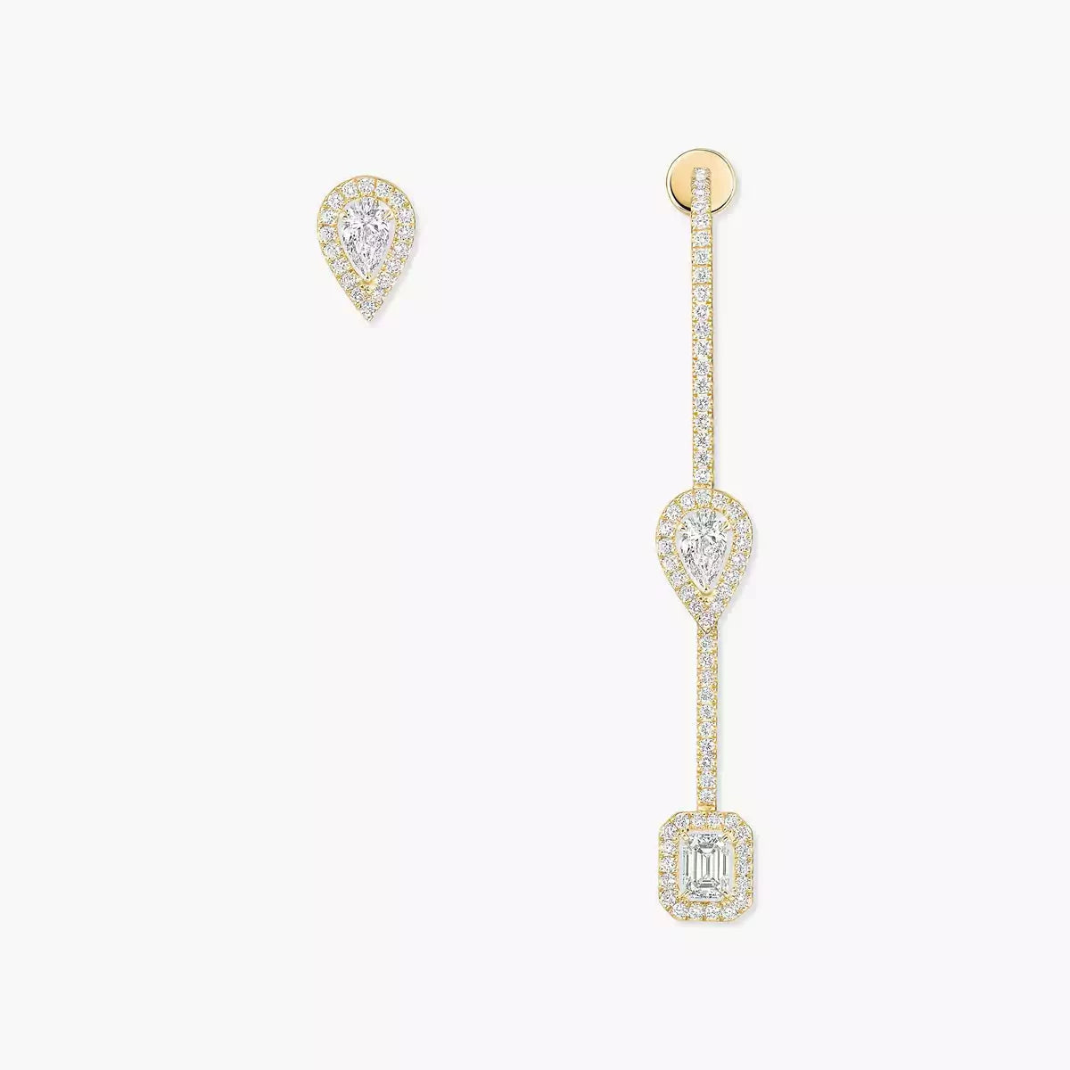 [Lume Jewels]Diamond Drop Earrings My Twin