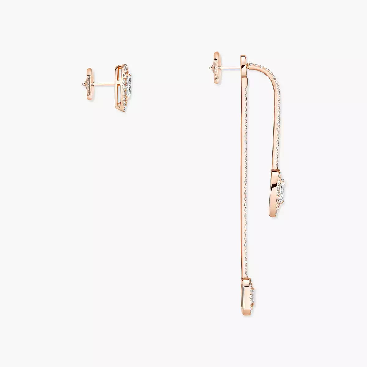 [Lume Jewels]Diamond Drop Earrings My Twin