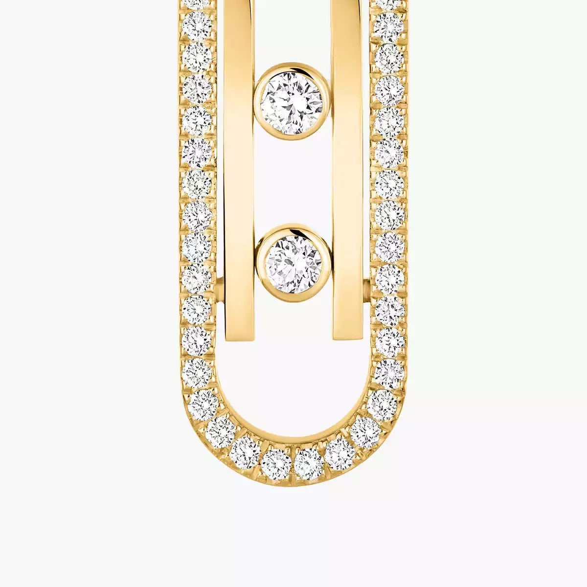 [Lume Jewels]Diamond Pendant Earrings Move 10Th