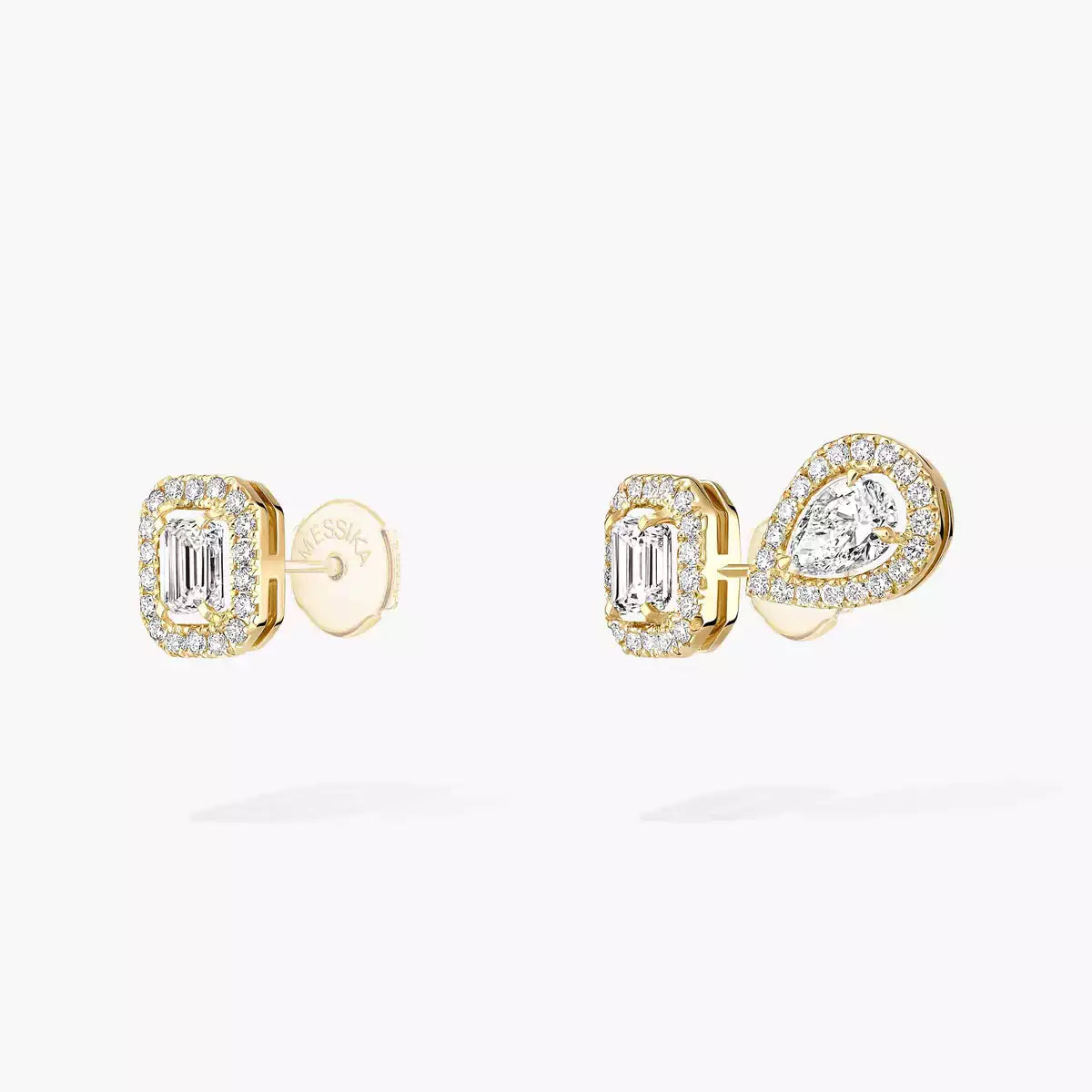 [Lume Jewels]Diamond Earrings 0,10ct My Twin 1+2