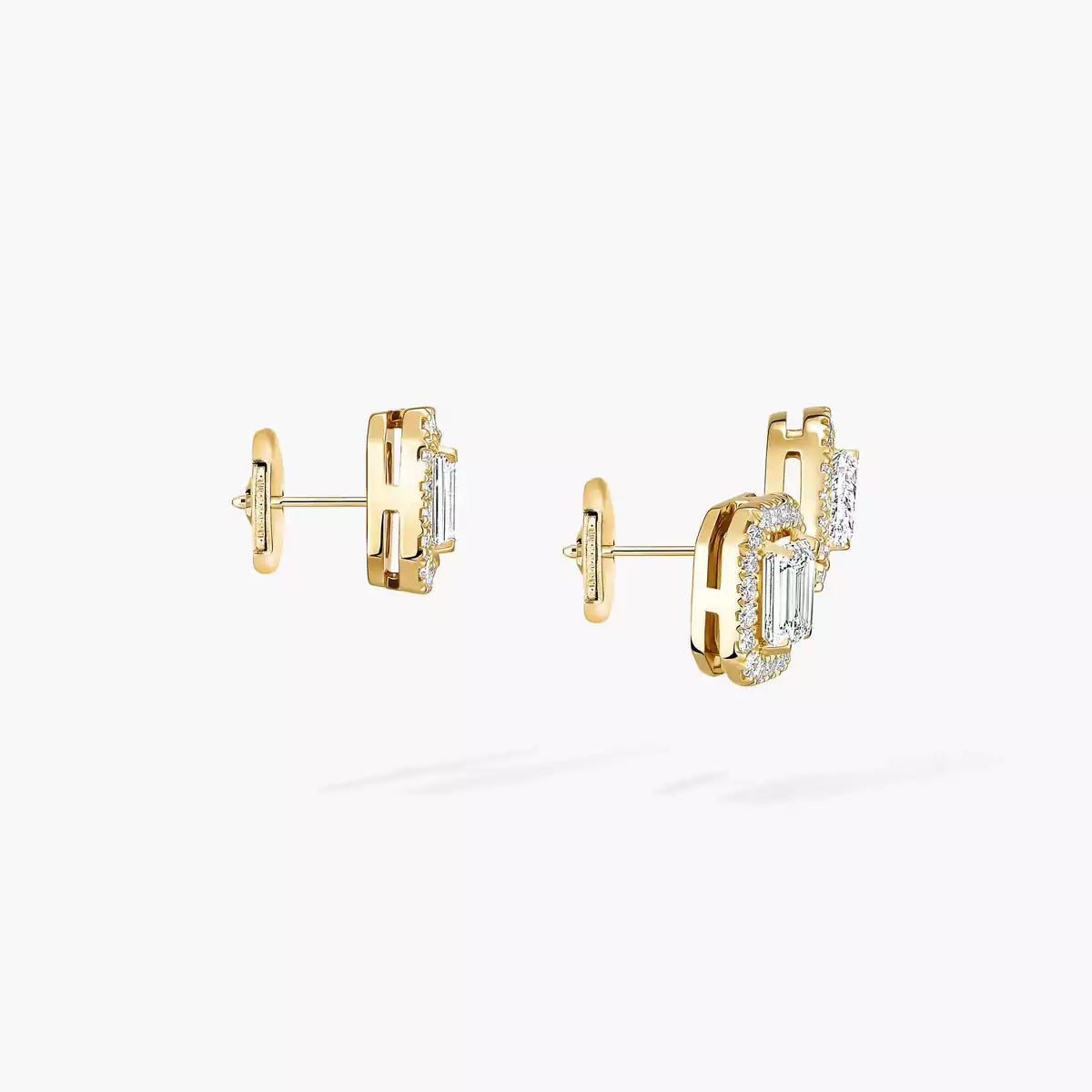 [Lume Jewels]Diamond Earrings 0,10ct My Twin 1+2