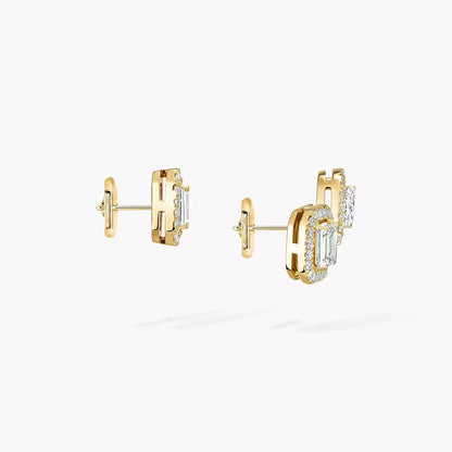 [Lume Jewels]Diamond Earrings 0,10ct My Twin 1+2