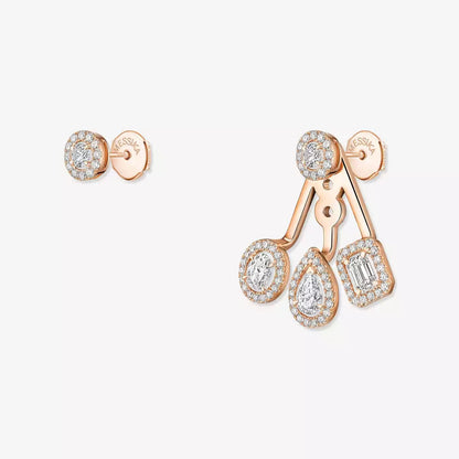 [Lume Jewels] My Twin Trio  Diamond Earrings