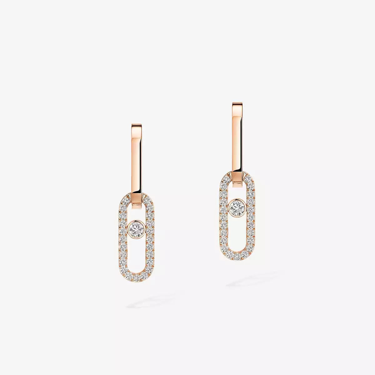 [Lume Jewels]Move Link Diamond Earrings