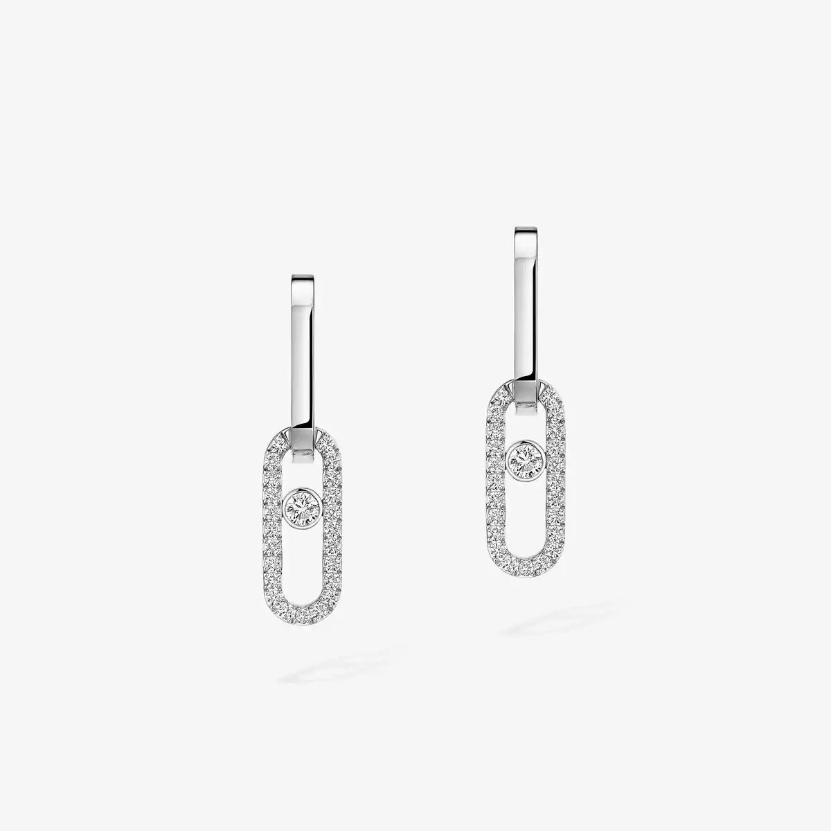 [Lume Jewels]Move Link Diamond Earrings
