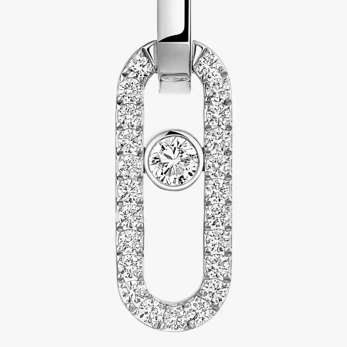 [Lume Jewels]Move Link Diamond Earrings