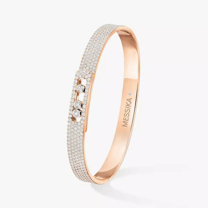 [Lume Jewels]Move Noa Full Pavé Diamond Bangle Bracelet