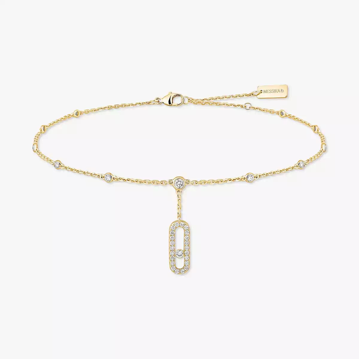 [Lume Jewels] Move Uno pavé ankle bracelet