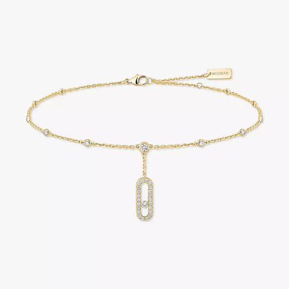 [Lume Jewels] Move Uno pavé ankle bracelet