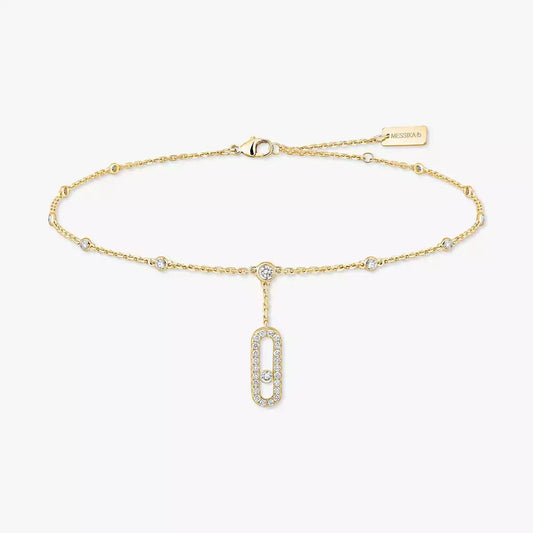 [Lume Jewels] Move Uno pavé ankle bracelet