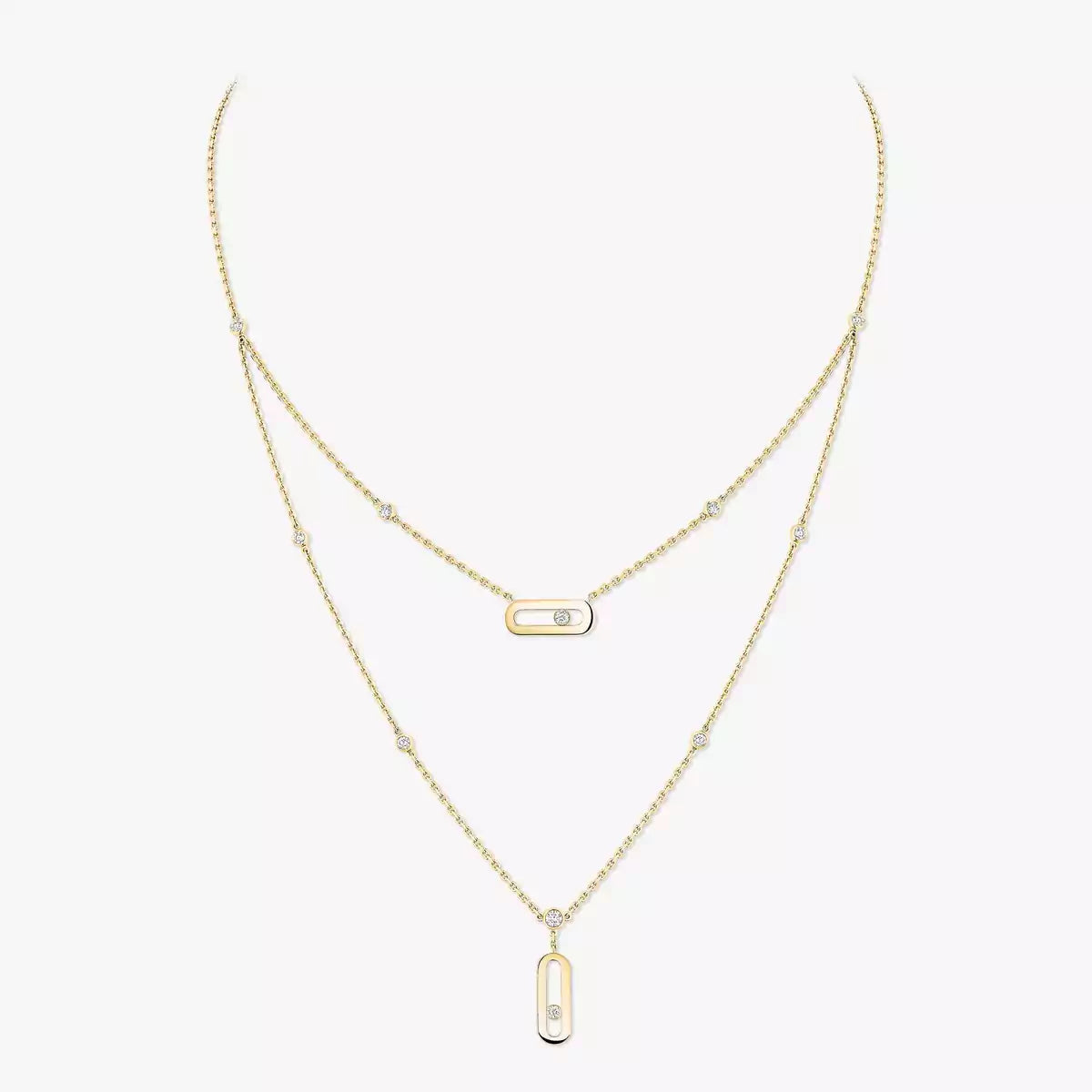 [Lume Jewels] Move Uno Diamond Necklace