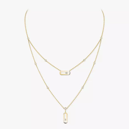 [Lume Jewels] Move Uno Diamond Necklace