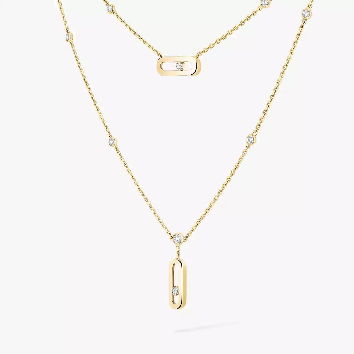 [Lume Jewels] Move Uno Diamond Necklace