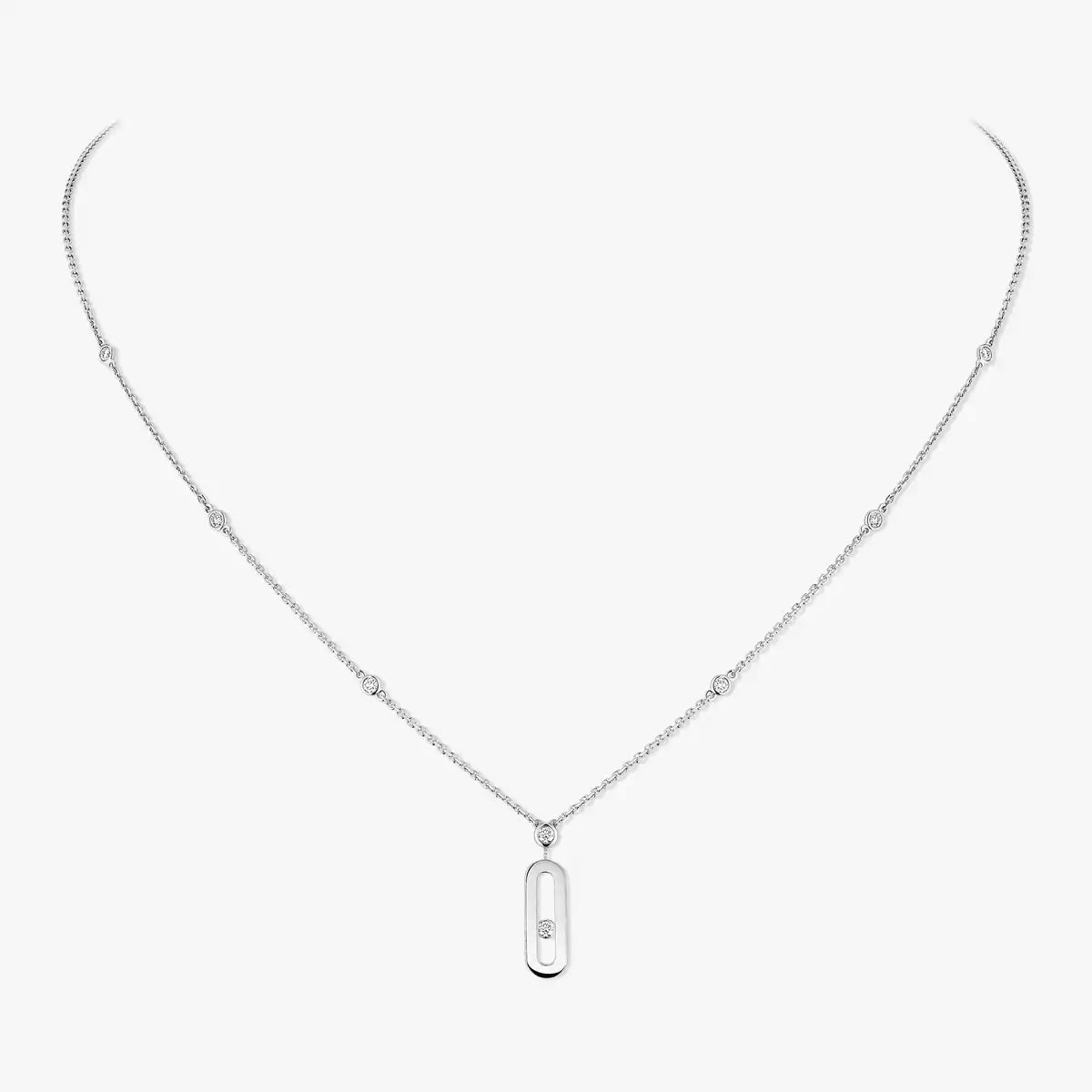 [Lume Jewels] Move Uno Gold Diamond Long Necklace