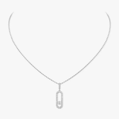 [Lume Jewels]Move Uno Diamond Necklace in Rose Gold