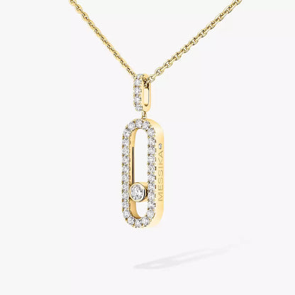 [Lume Jewels]Move Uno Diamond Necklace in Rose Gold