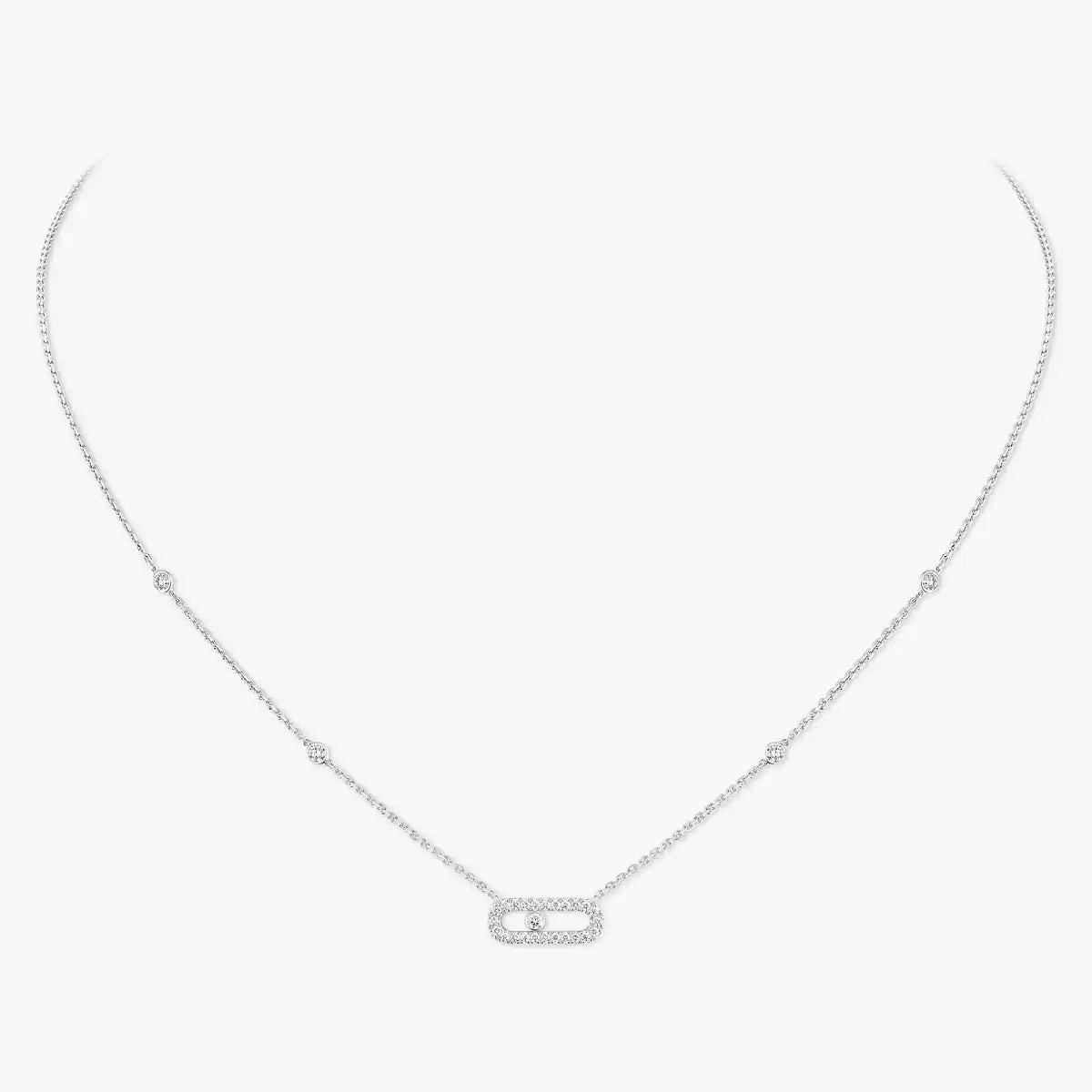 [Lume Jewels]Diamond Necklace Move Uno