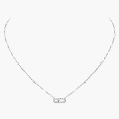 [Lume Jewels]Diamond Necklace Move Uno