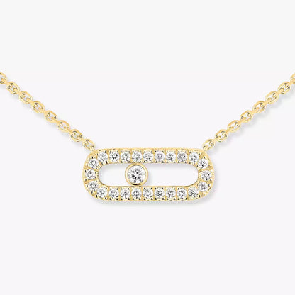 [Lume Jewels]Diamond Necklace Move Uno