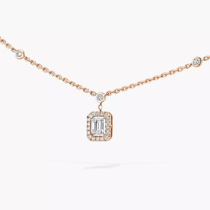 [Lume Jewels]My Twin Diamond Necklace in Silver