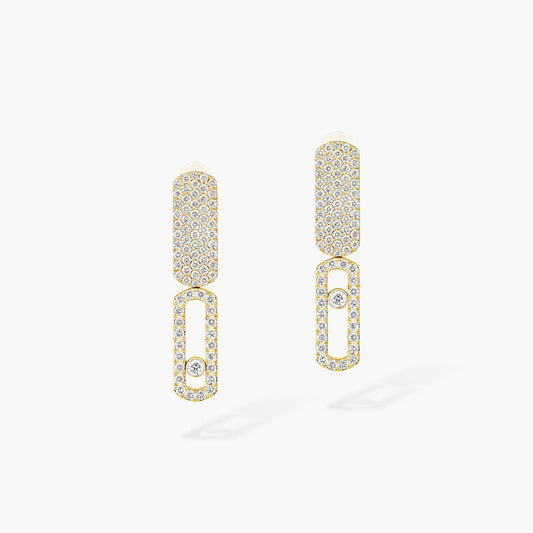 [Lume Jewels]Imperial Move SM Diamond Earrings