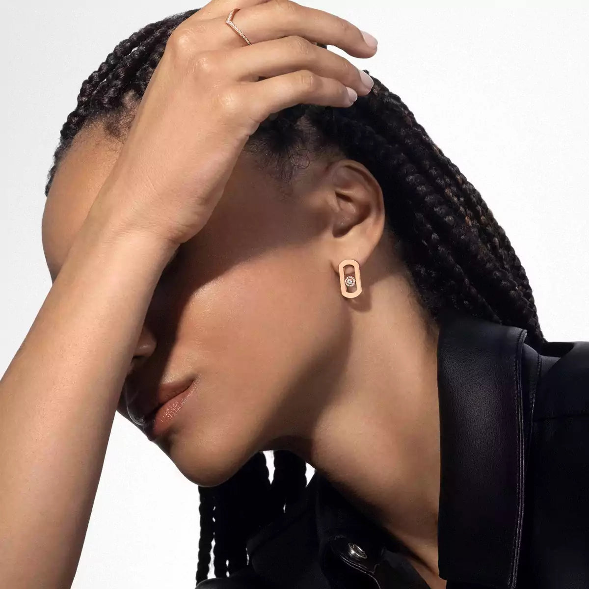 [Lume Jewels]So Move Diamond Earrings in Yellow Gold