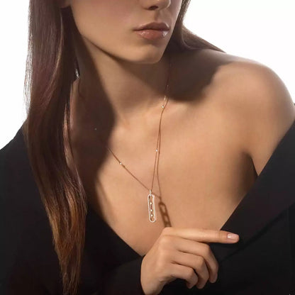 [Lume Jewels]Diamond Necklace Move 10Th