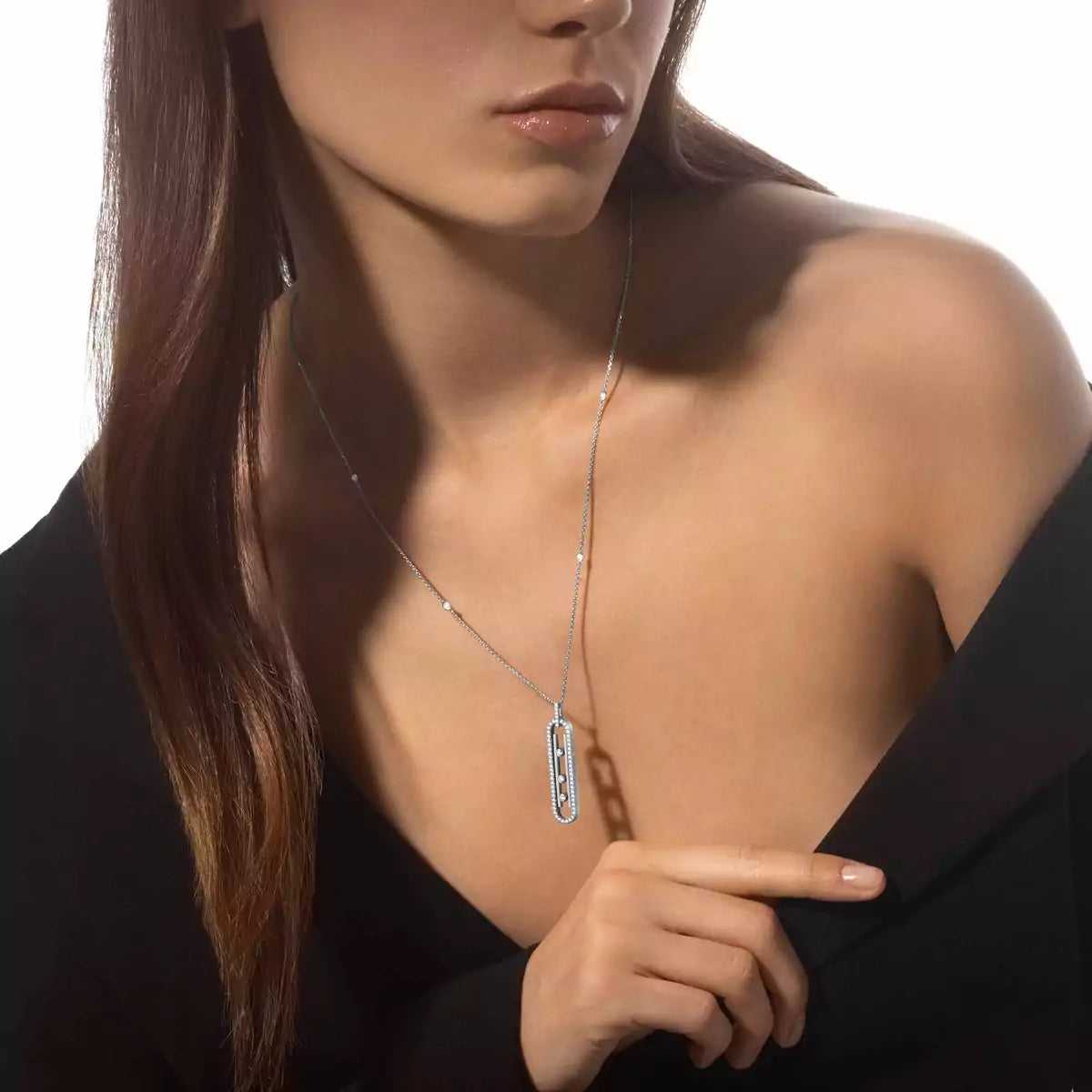 [Lume Jewels]Diamond Necklace Move 10Th