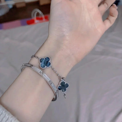 [Lume Jewels]New CLOVER 5 MOTIF PIETERSITE BRACELET COLLECTION